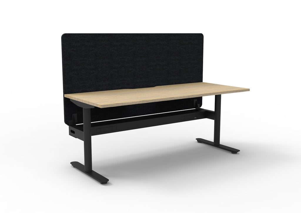 Halo Static Single Sided Workstation - Eco Panel Screen - configuration image