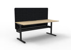 Halo Static Single Sided Workstation - Eco Panel Screen - configuration image