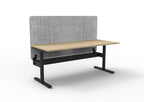 Halo Static Single Sided Workstation - Eco Panel Screen - configuration image