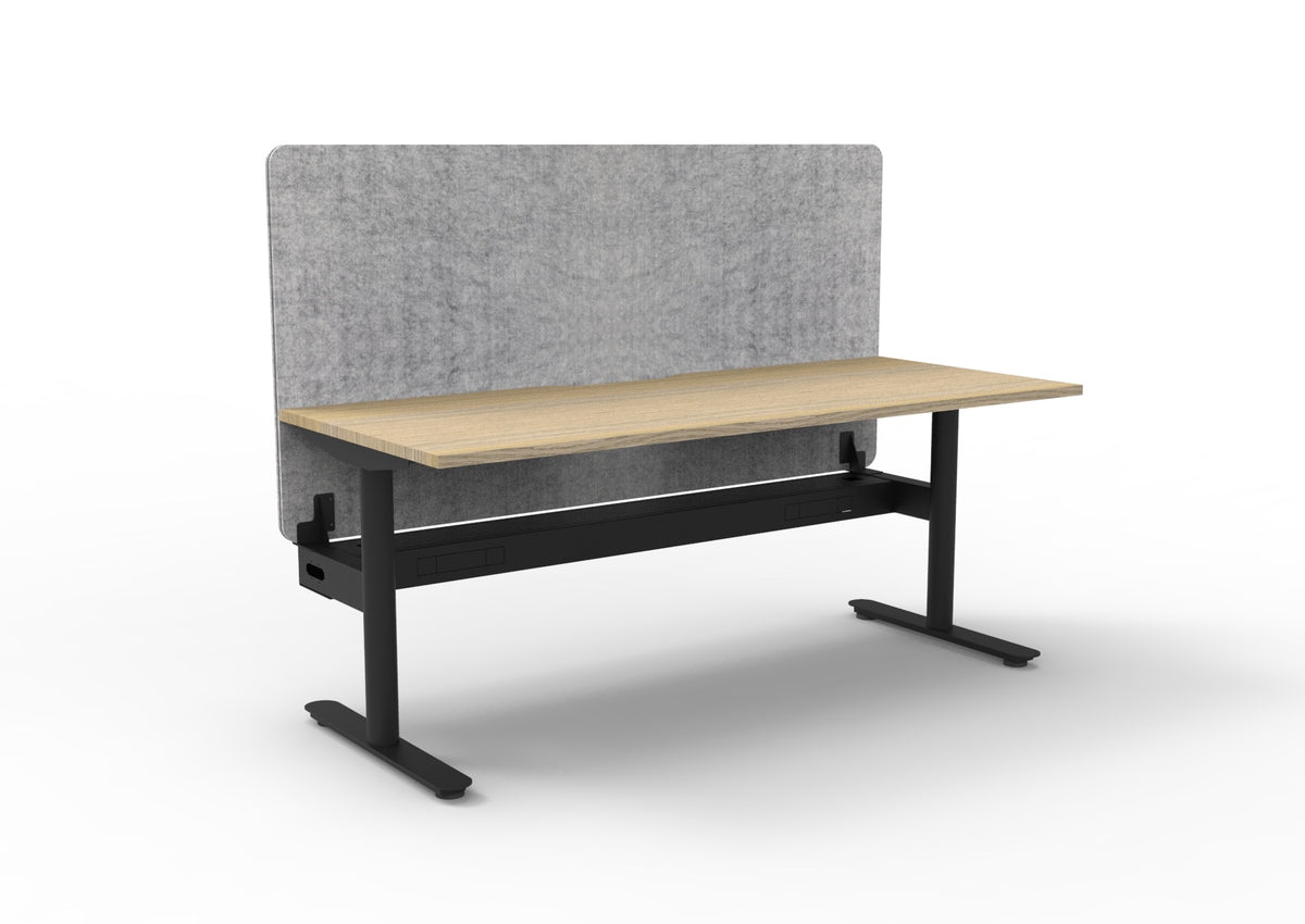 Halo Static Single Sided Workstation - Eco Panel Screen - configuration image