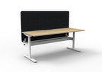 Halo Static Single Sided Workstation - Eco Panel Screen - configuration image