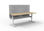 Halo Static Single Sided Workstation - Eco Panel Screen - configuration image