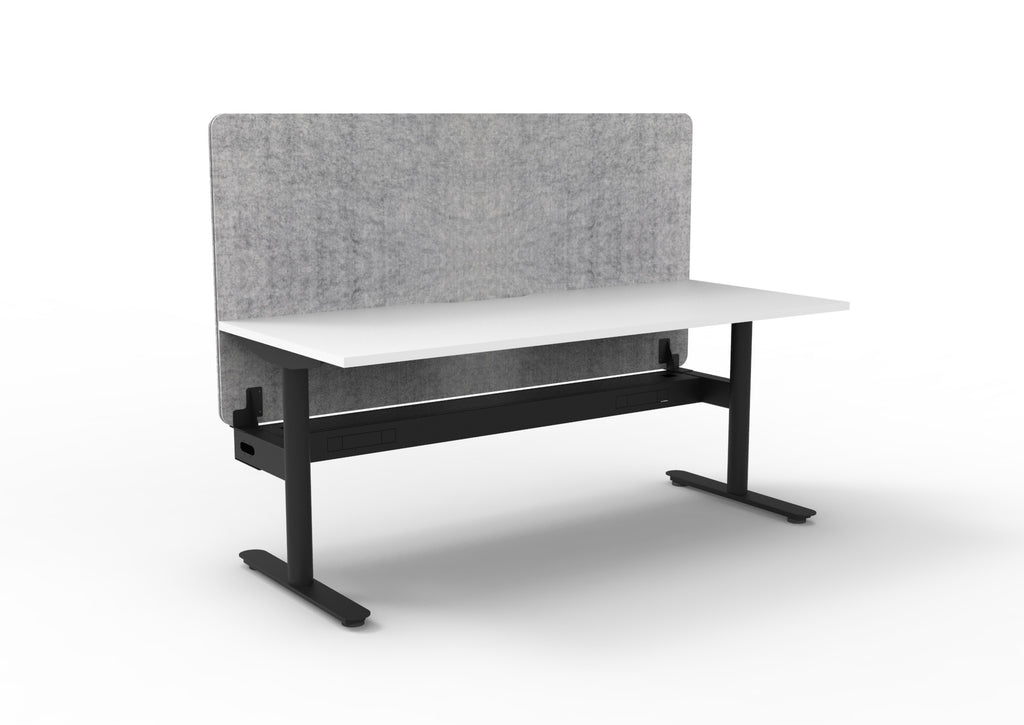 Halo Static Single Sided Workstation - Eco Panel Screen - configuration image