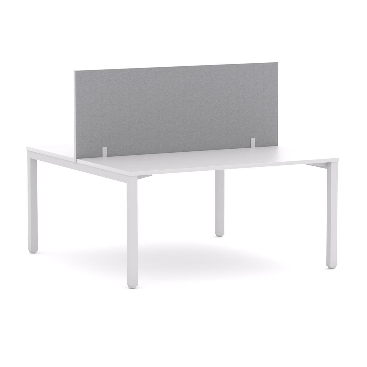 Axis 2-User Double-Sided Workstation with Edge25 Screen - alternate view, size or finish; optional items may be shown