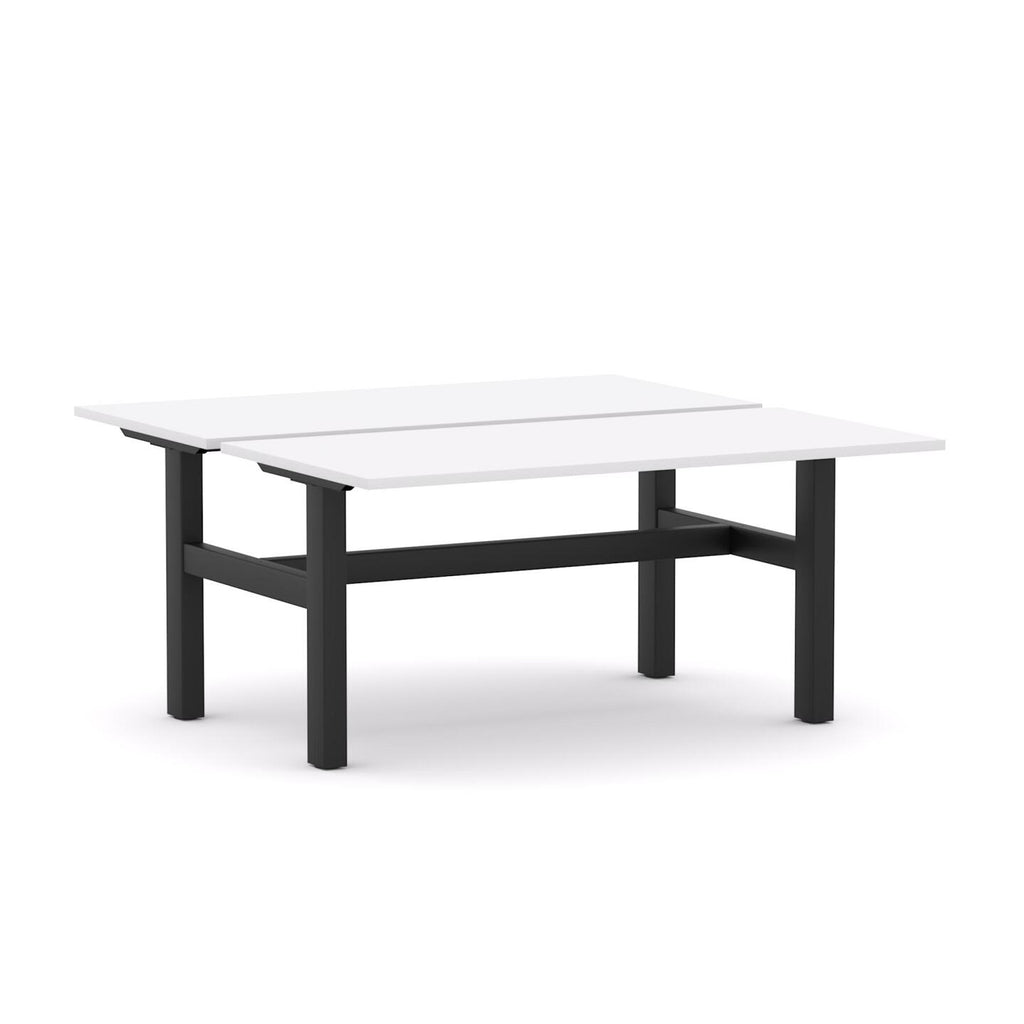 Agile Fixed Rectangle 2-Person DSD Workstation - alternate view, size or finish; optional items may be shown