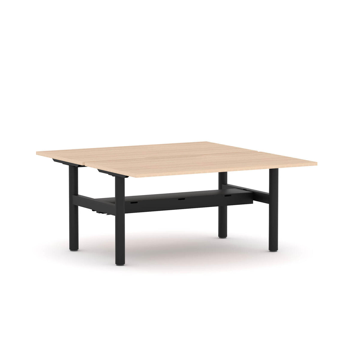 Agile Fixed Round 2-Person DSD Workstation - alternate view, size or finish; optional items may be shown
