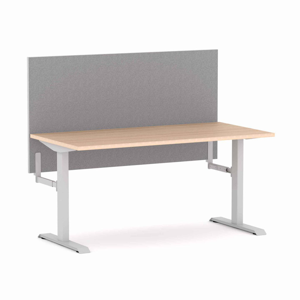 Klass Fixed Single Workstation with Edge25 Screen - alternate view, size or finish; optional items may be shown
