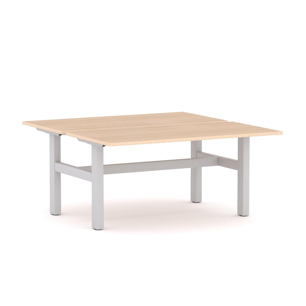 Agile Fixed Rectangle 2-Person DSD Workstation - alternate view, size or finish; optional items may be shown
