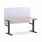 Klass 3C/2M Electric Single Workstation with AcoustiQ Screen - alternate view, size or finish; optional items may be shown