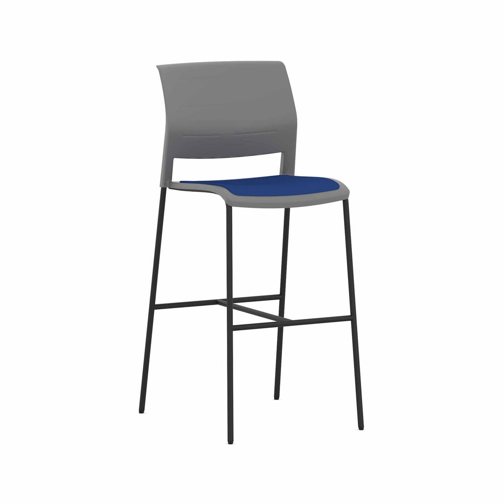 Game Chair Barstool with Seat Pad - alternate view, size or finish; optional items may be shown