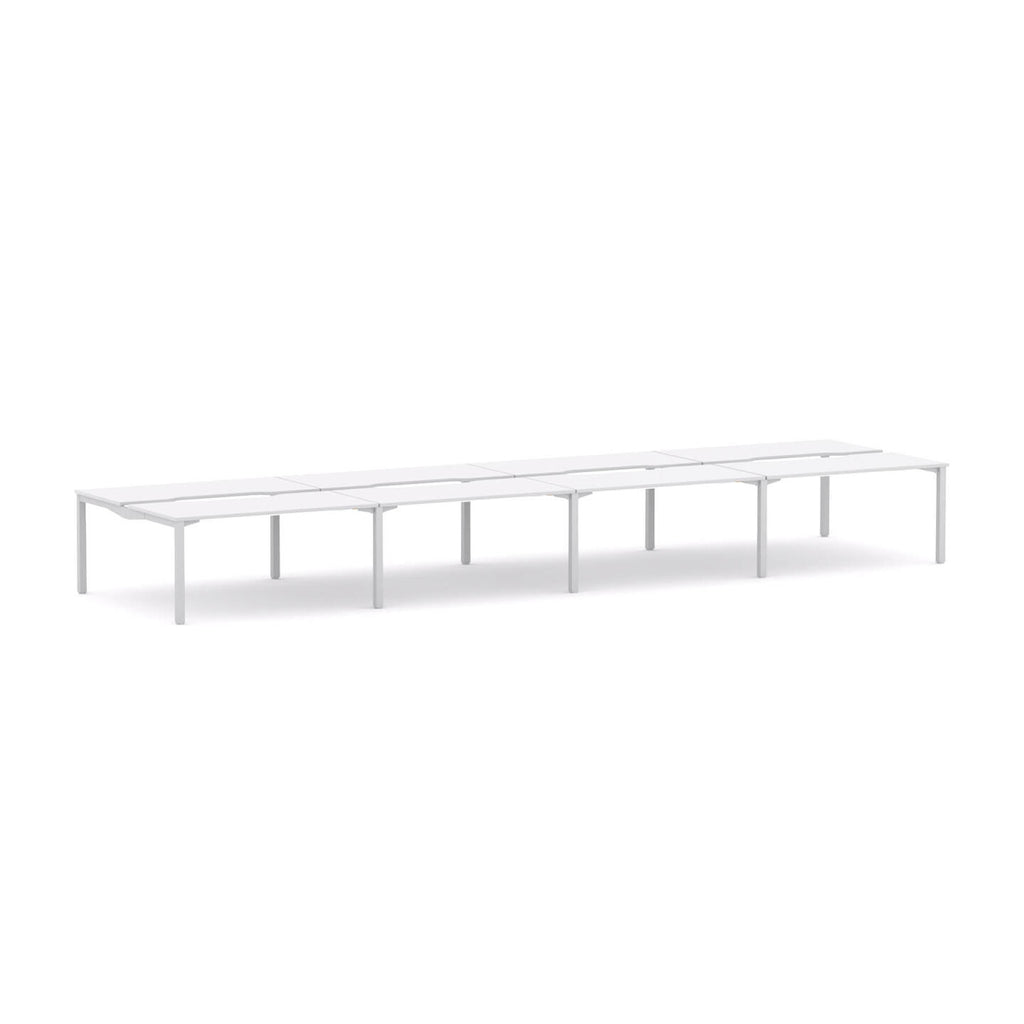 Axis Stretch 8-User Double-Sided Workstation - alternate view, size or finish; optional items may be shown