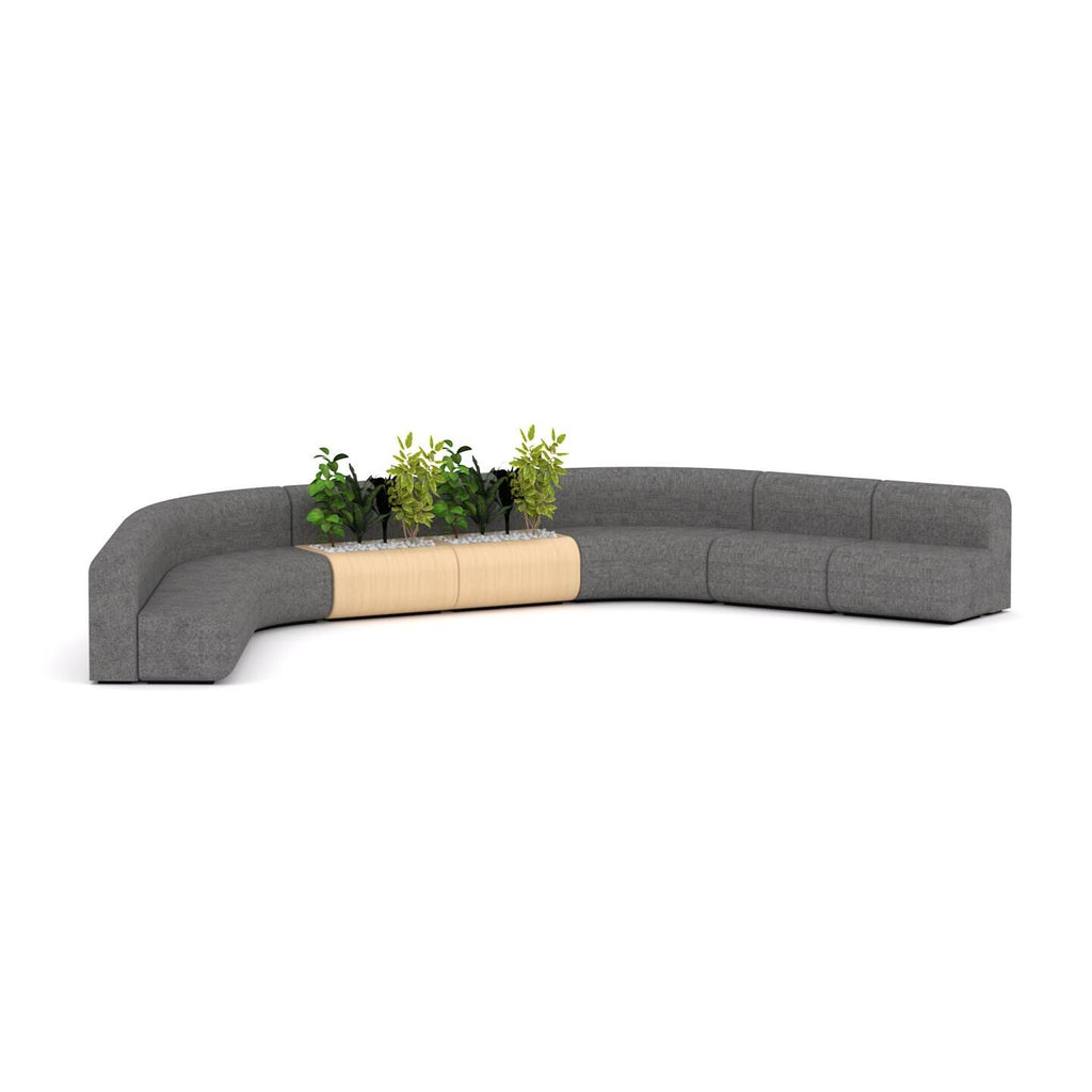 Grove Sofa Configuration 12 — Ash Grey #041
