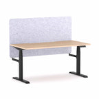 Klass 3C/2M Electric Single Workstation with AcoustiQ Screen - alternate view, size or finish; optional items may be shown