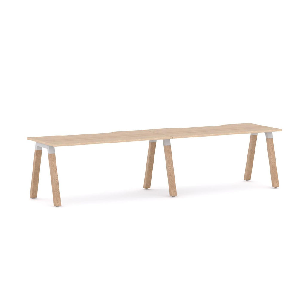 Plantation 2-User Single-Sided Workstation - alternate view, size or finish; optional items may be shown