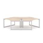 Anvil 3-User 120° Workstation - alternate view, size or finish; optional items may be shown