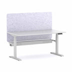 Klass 3C/2M Electric Single Workstation with AcoustiQ Screen - alternate view, size or finish; optional items may be shown