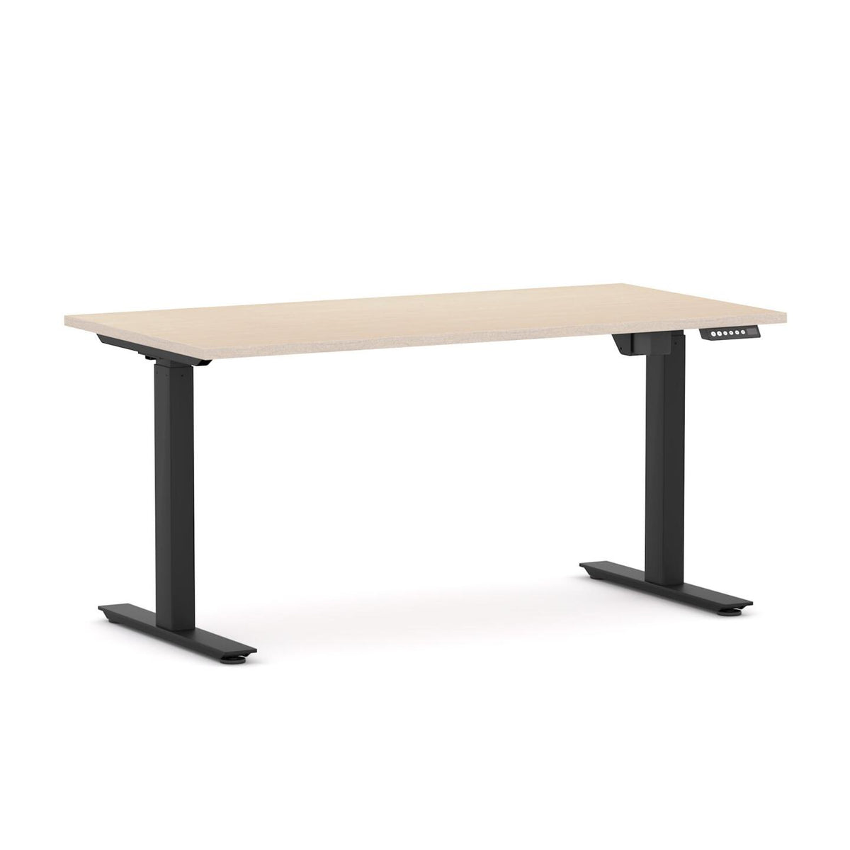 Agile 2C/1M Electric Straight Workstation - alternate view, size or finish; optional items may be shown
