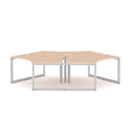 Anvil 3-User 120° Workstation - alternate view, size or finish; optional items may be shown