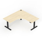 Agile 2C/1M Electric 90° Workstation - alternate view, size or finish; optional items may be shown