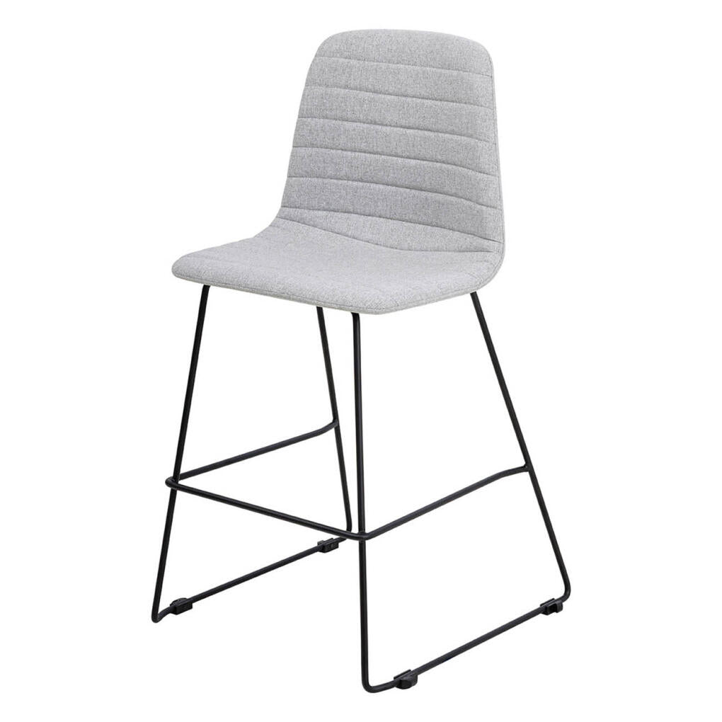 Sofia Kitchen Stool — Black, Sunday, Greymist #204