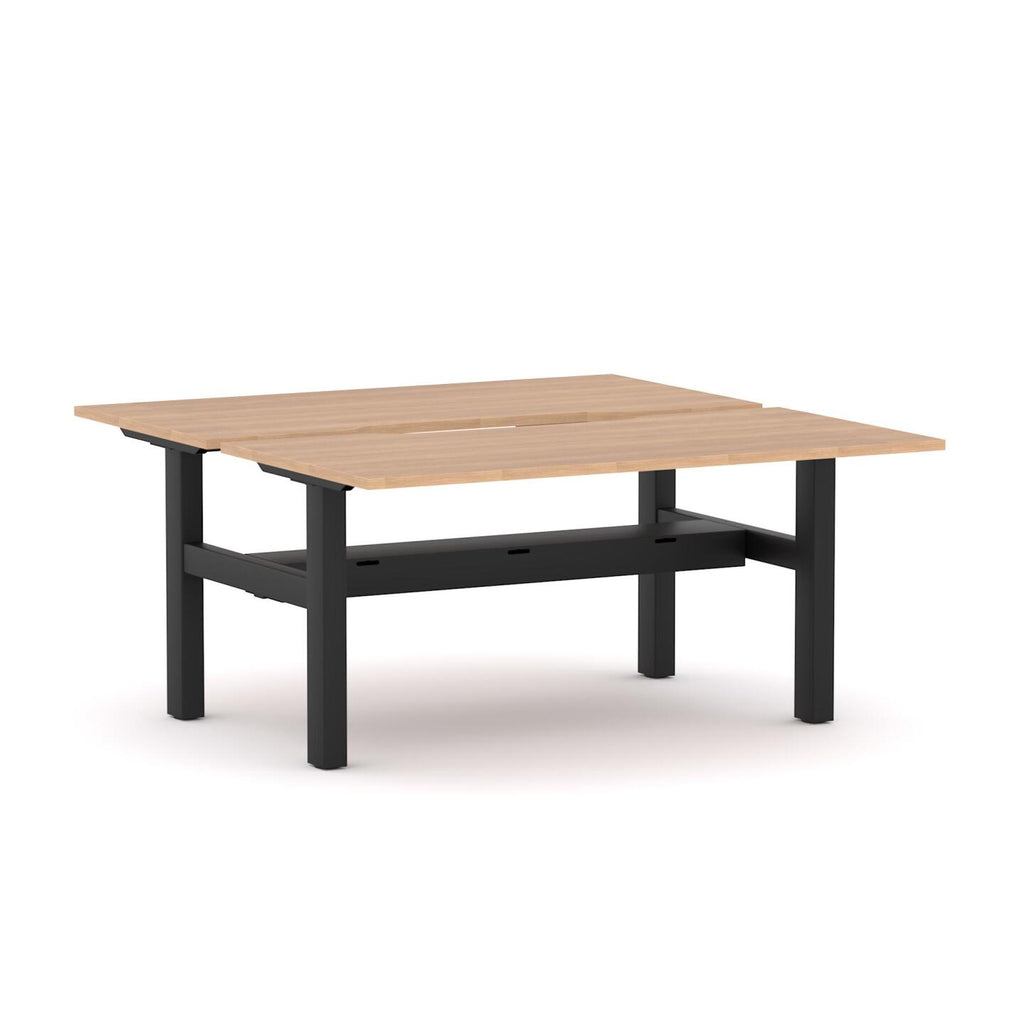 Agile Fixed Rectangle 2-Person DSD Workstation - alternate view, size or finish; optional items may be shown