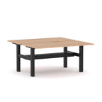 Agile Fixed Rectangle 2-Person DSD Workstation - alternate view, size or finish; optional items may be shown