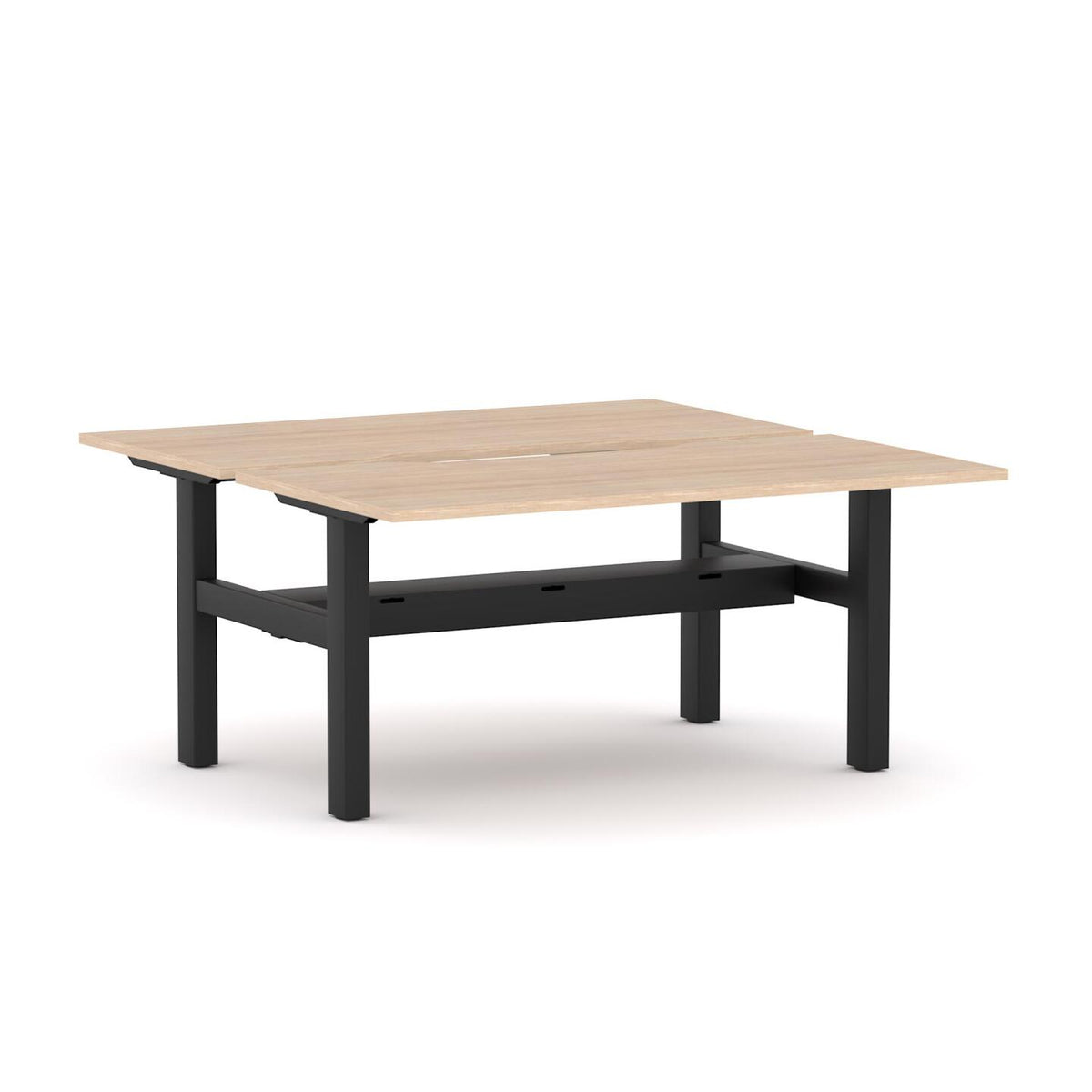 Agile Fixed Rectangle 2-Person DSD Workstation - alternate view, size or finish; optional items may be shown