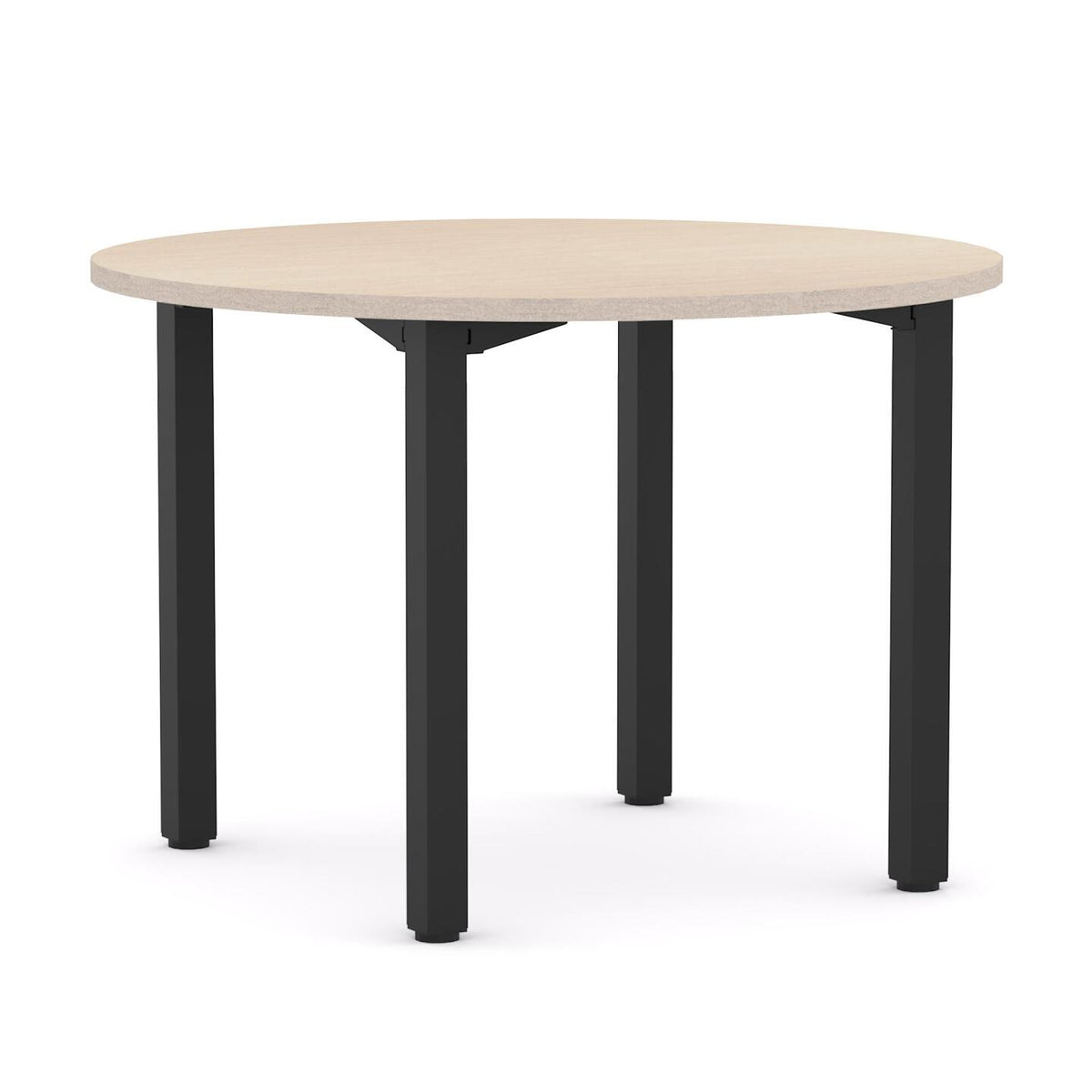 Axis Round Table 4-Leg — Black, Nordic Maple