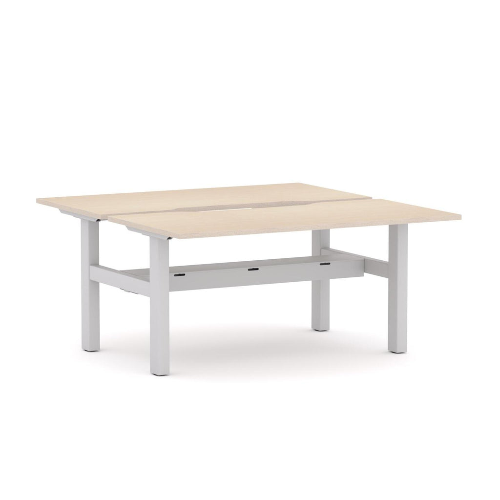 Agile Fixed Rectangle 2-Person DSD Workstation - alternate view, size or finish; optional items may be shown