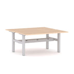 Agile Fixed Rectangle 2-Person DSD Workstation - alternate view, size or finish; optional items may be shown