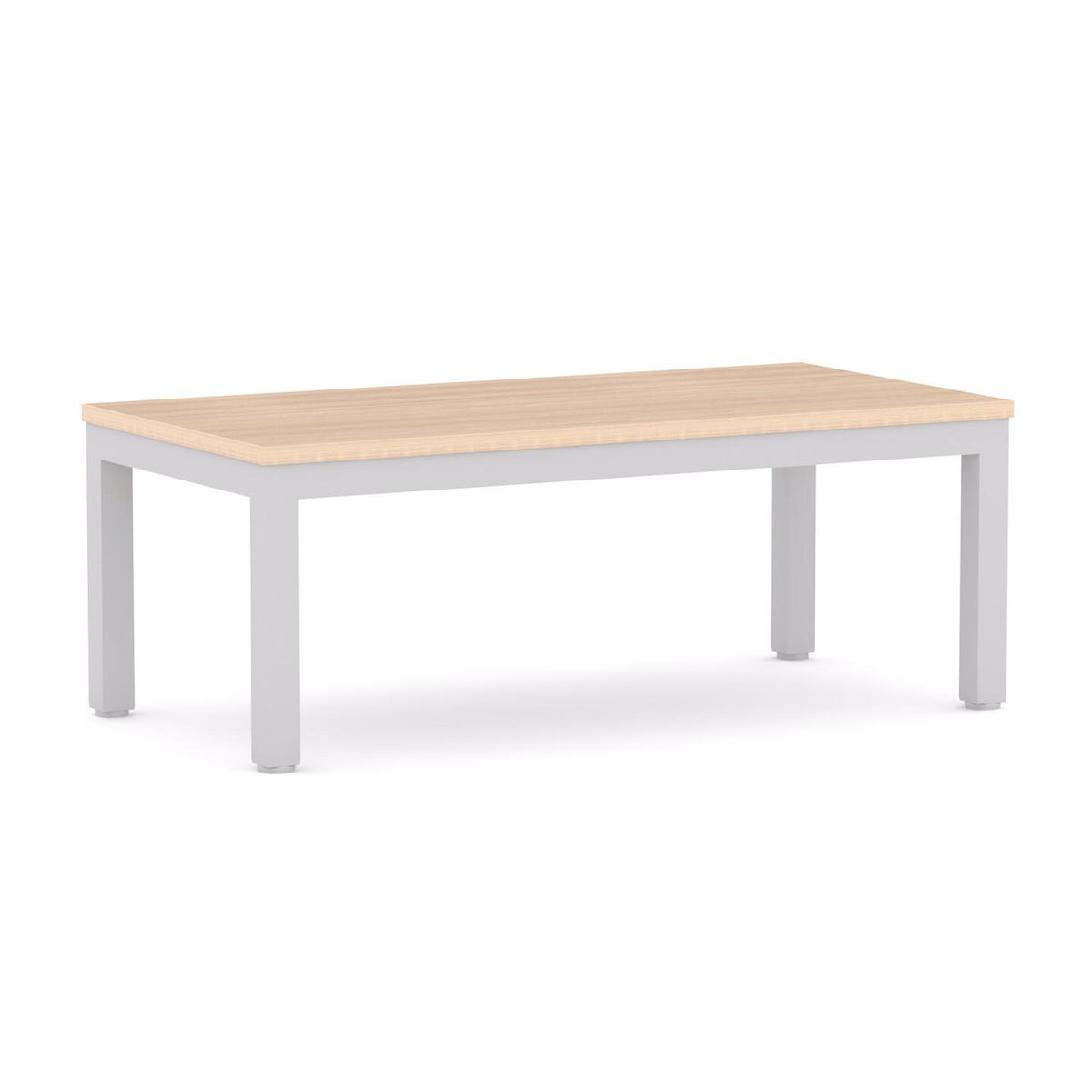 Axis Coffee Table — White, New Oak Matte
