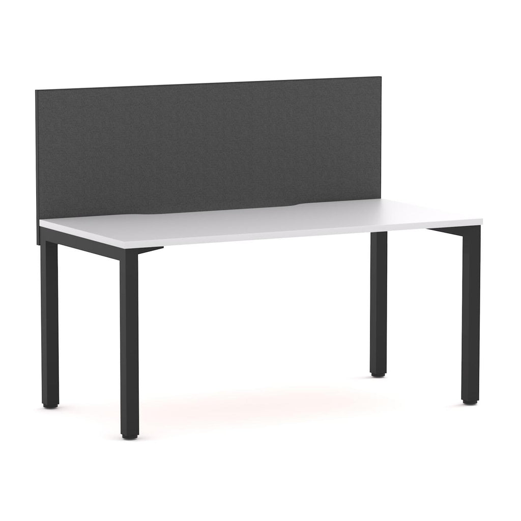 Axis Single Workstation with Edge25 Screen - alternate view, size or finish; optional items may be shown