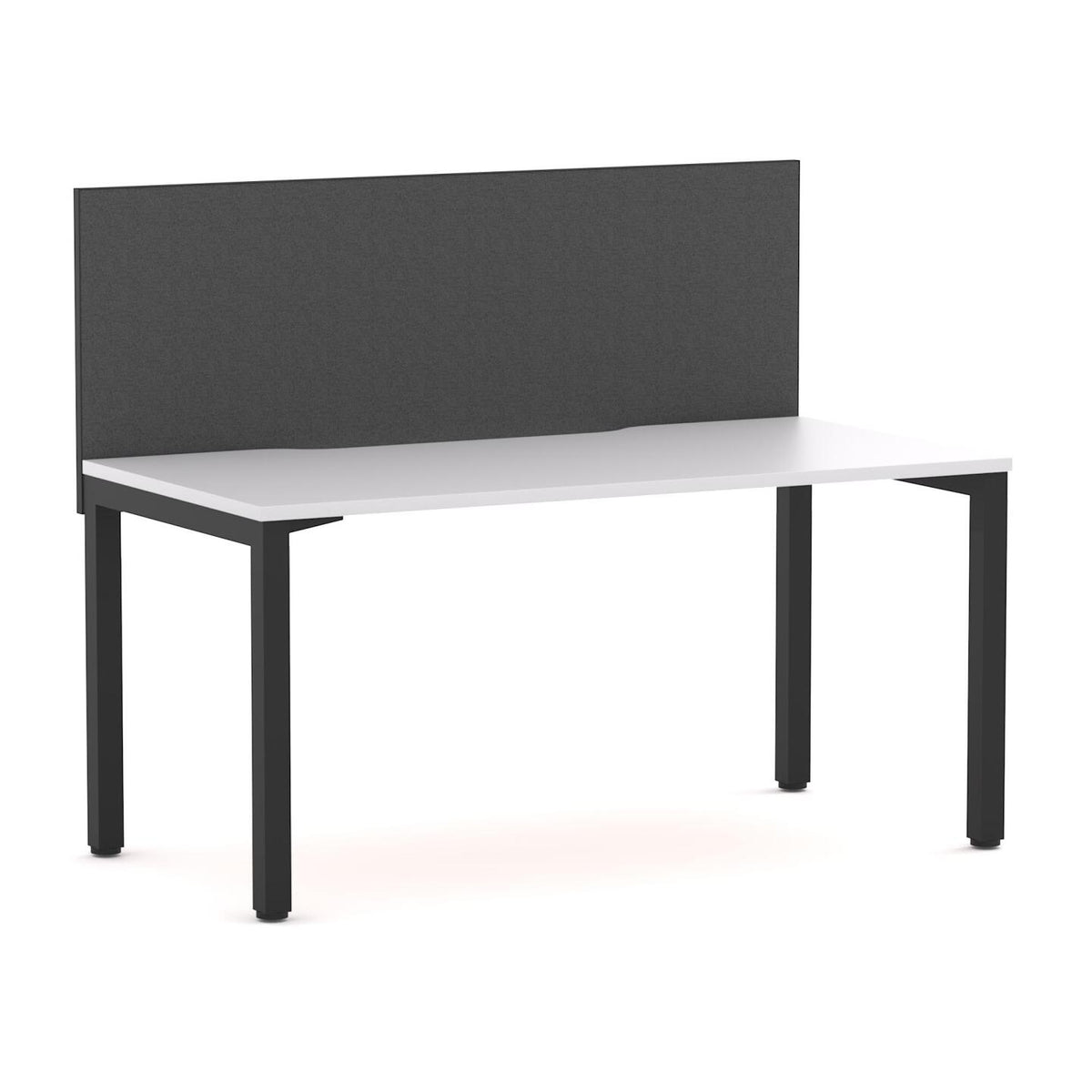 Axis Single Workstation with Edge25 Screen - alternate view, size or finish; optional items may be shown