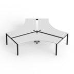 Axis 3-User 120° Workstation - alternate view, size or finish; optional items may be shown