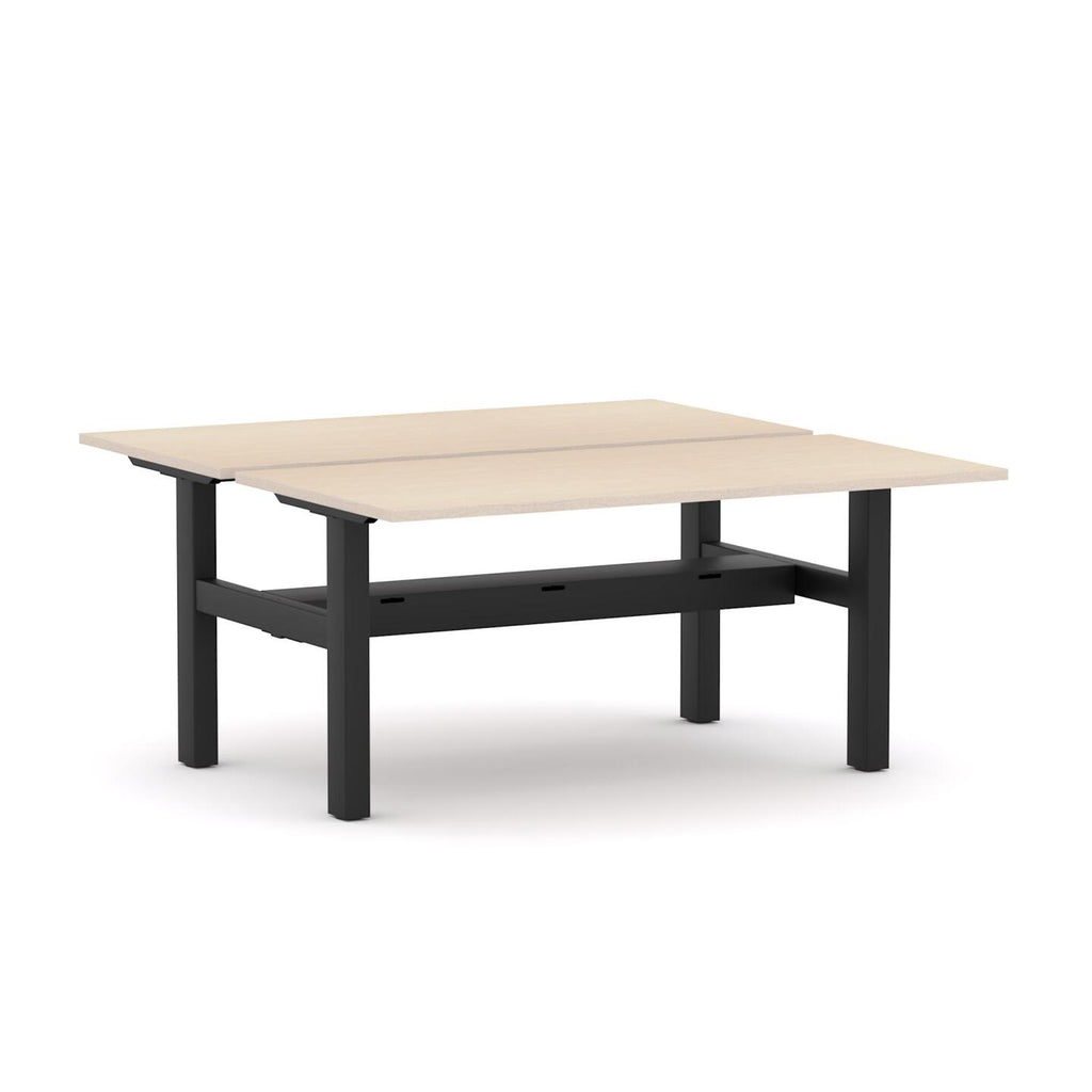 Agile Fixed Rectangle 2-Person DSD Workstation - alternate view, size or finish; optional items may be shown