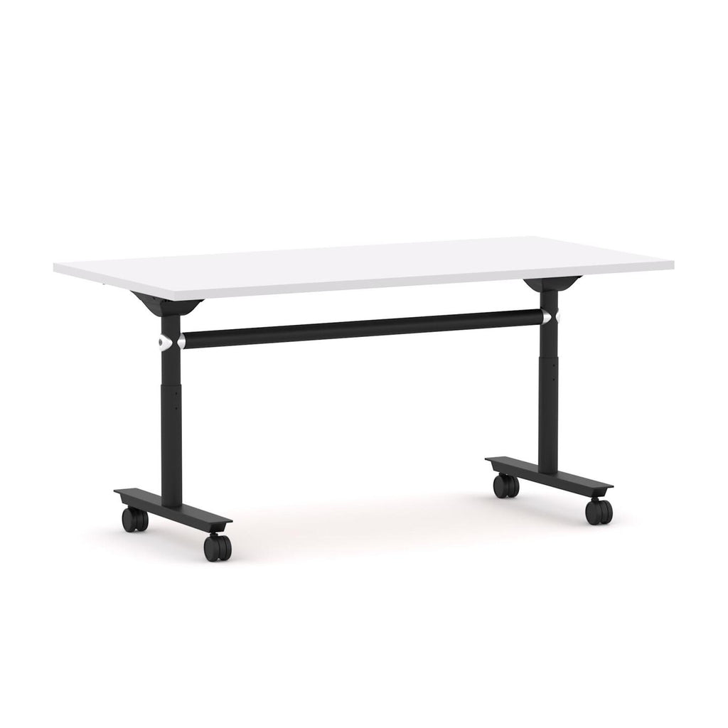Ascend Flip Table — Black, Studio White