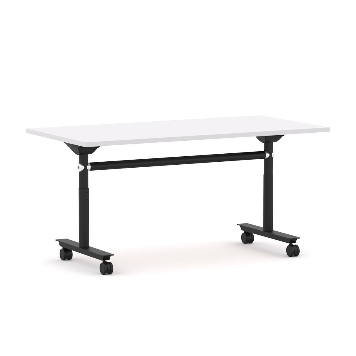 Ascend Flip Table — Black, Studio White