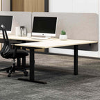 Klass Fixed 90° Workstation with AcoustiQ Screen - alternate view, size or finish; optional items may be shown