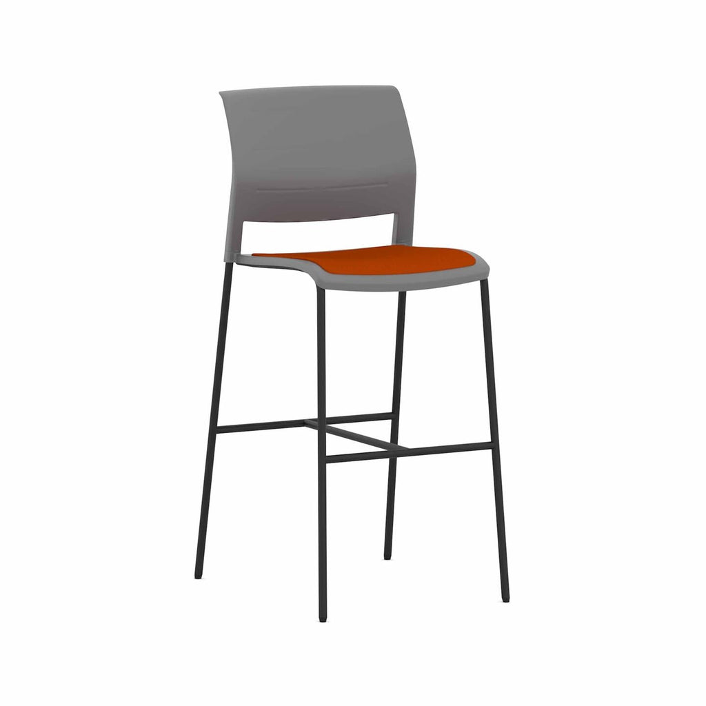 Game Chair Barstool with Seat Pad - alternate view, size or finish; optional items may be shown