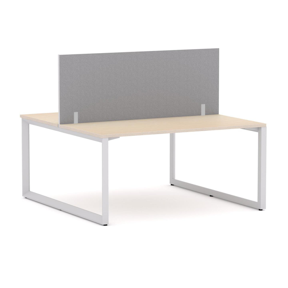 Anvil 2-User Double-Sided Workstation with Edge25 Screen - alternate view, size or finish; optional items may be shown