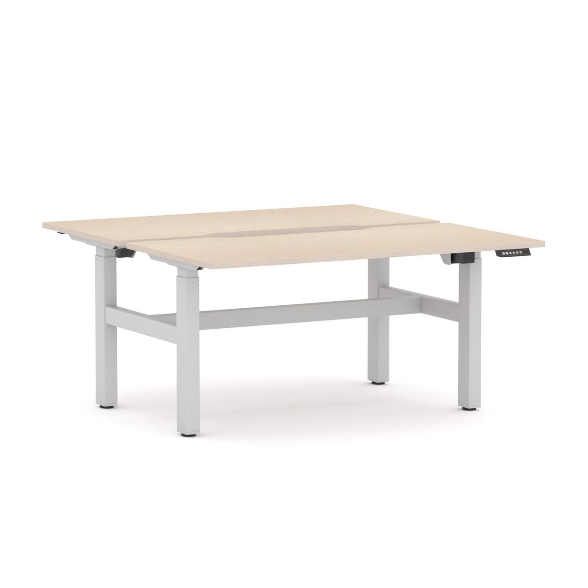 Agile 2C/1M Electric 2-Person DSD Workstation - alternate view, size or finish; optional items may be shown