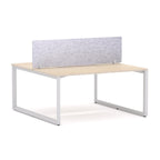 Anvil 2-User Double-Sided Workstation with AcoustiQ Screen - alternate view, size or finish; optional items may be shown