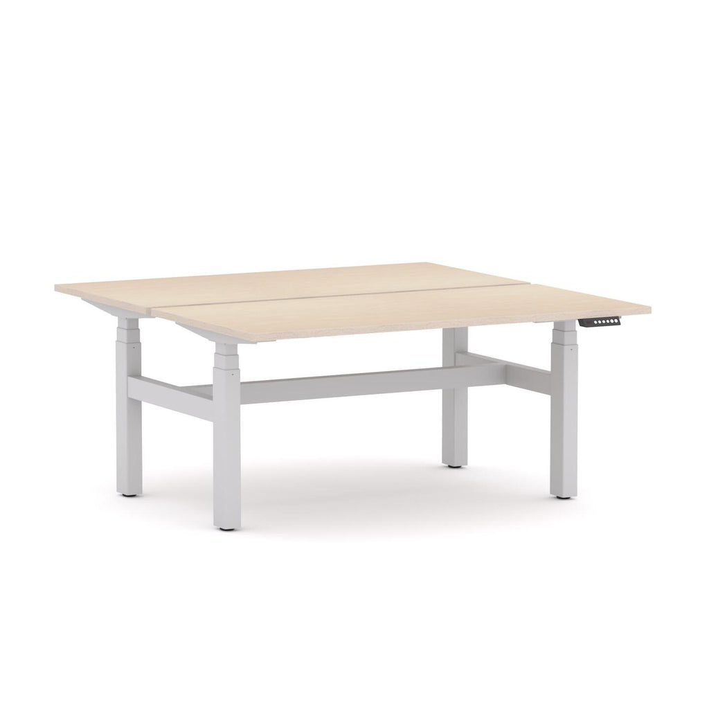 AgileMotion+ 3C/2M Electric Rectangle 2-Person DSD Workstation - product image