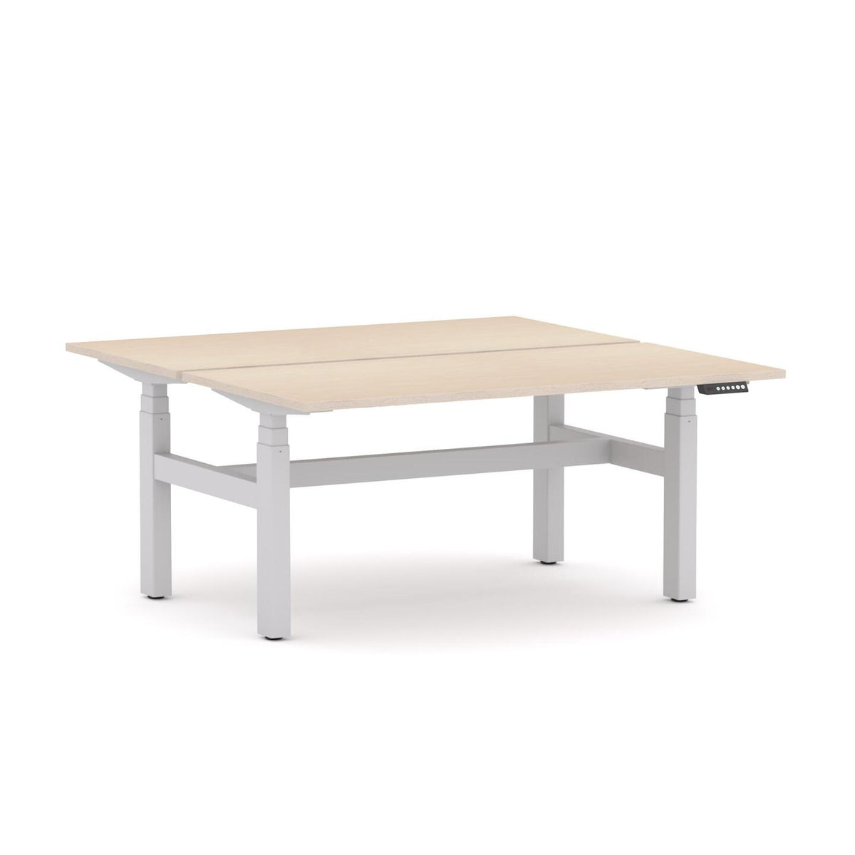 AgileMotion+ 3C/2M Electric Rectangle 2-Person DSD Workstation - product image