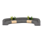 Grove Sofa Configuration 15 — Ash Grey #041