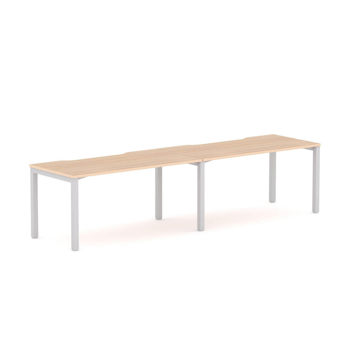 Axis 2-User Single-Sided Workstation - alternate view, size or finish; optional items may be shown