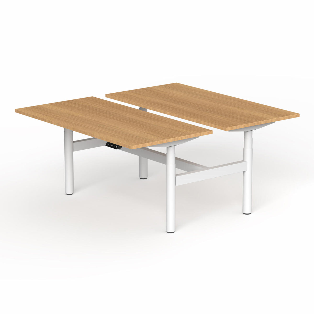 AgileMotion+ 3C/2M Electric Round 2-Person DSD Workstation - alternate view, size or finish; optional items may be shown