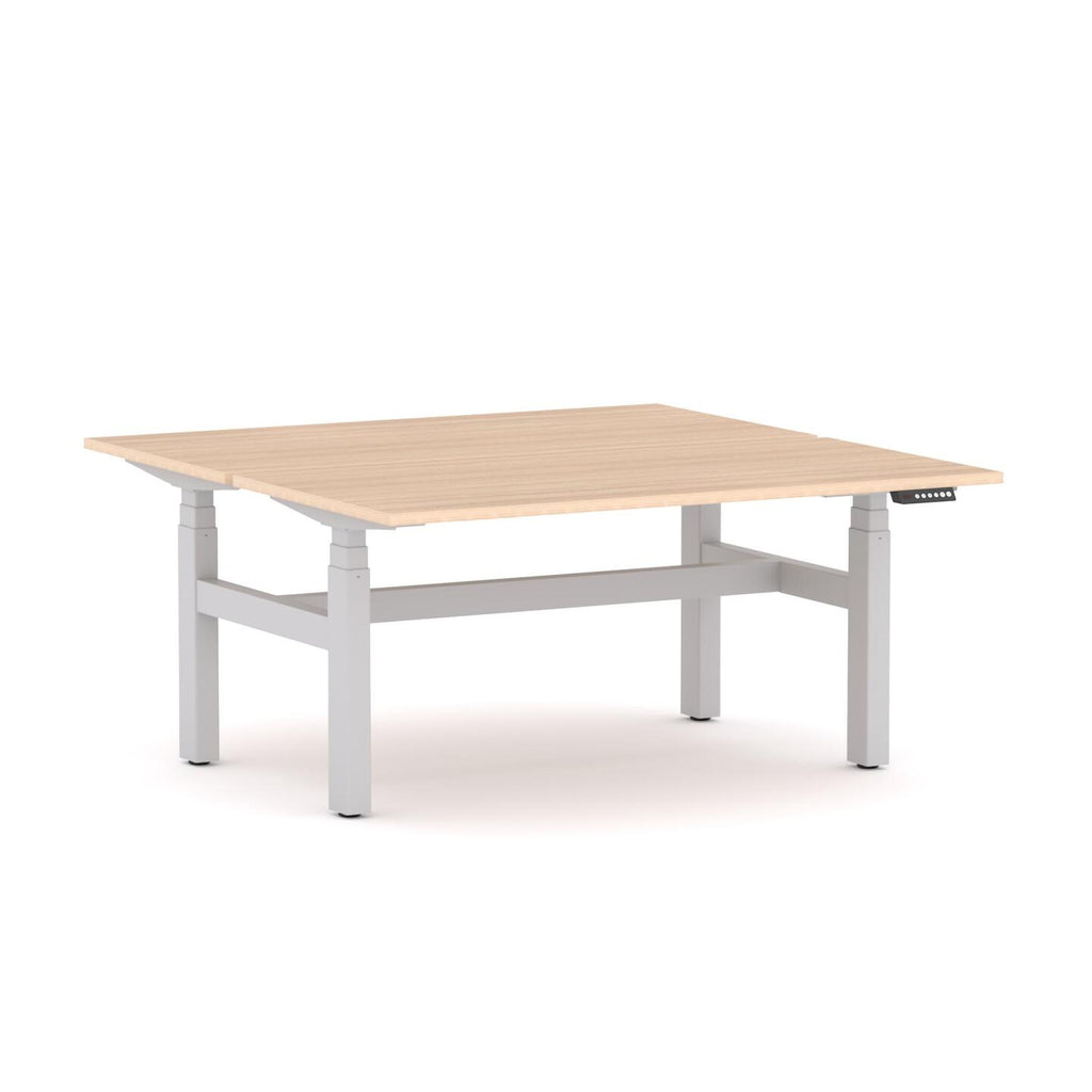 AgileMotion+ 3C/2M Electric Rectangle 2-Person DSD Workstation - alternate view, size or finish; optional items may be shown