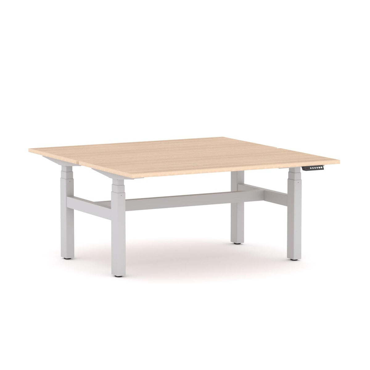 AgileMotion+ 3C/2M Electric Rectangle 2-Person DSD Workstation - alternate view, size or finish; optional items may be shown